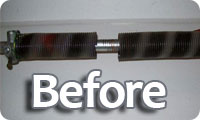 Garage Door Spring Before Repair